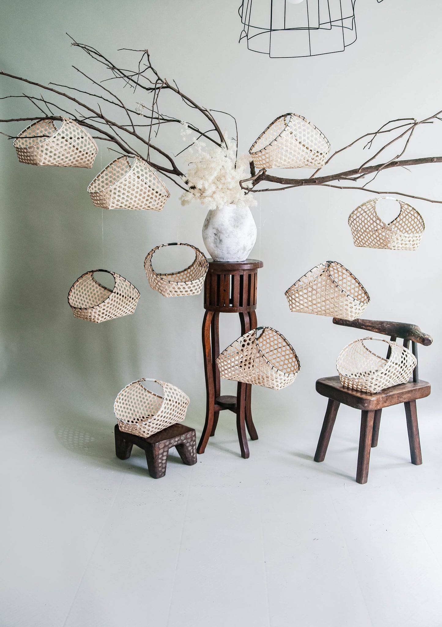 Regalo: Reusable Bamboo Basket Gift Wrap