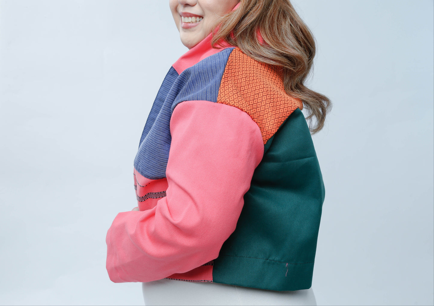 Rockstar Jacket in Salmon Green with Kalinga
