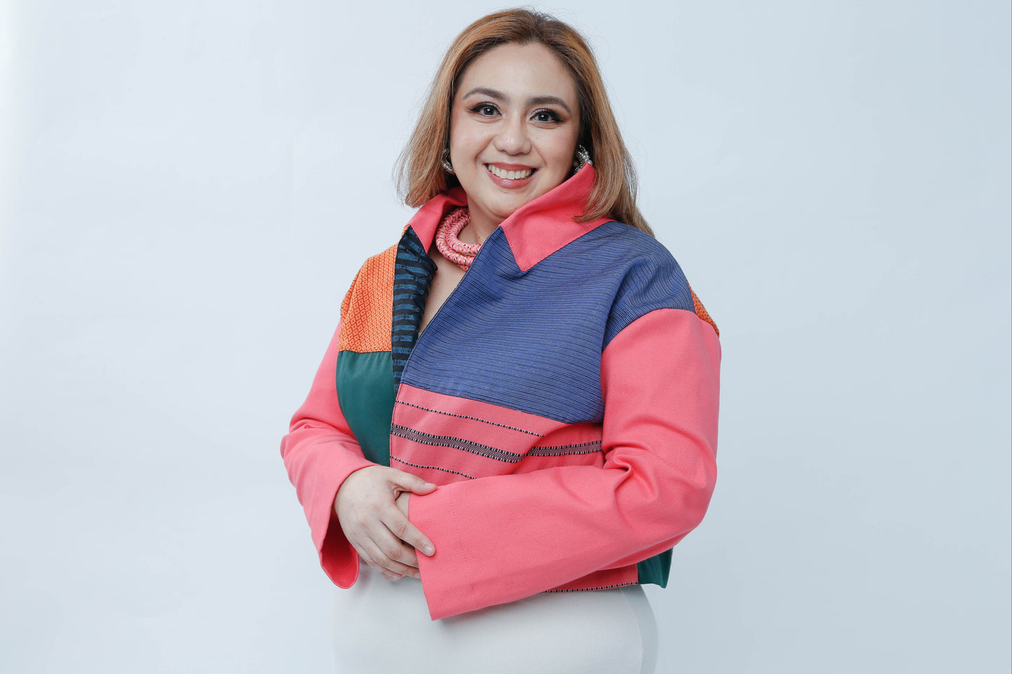 Rockstar Jacket in Salmon Green with Kalinga