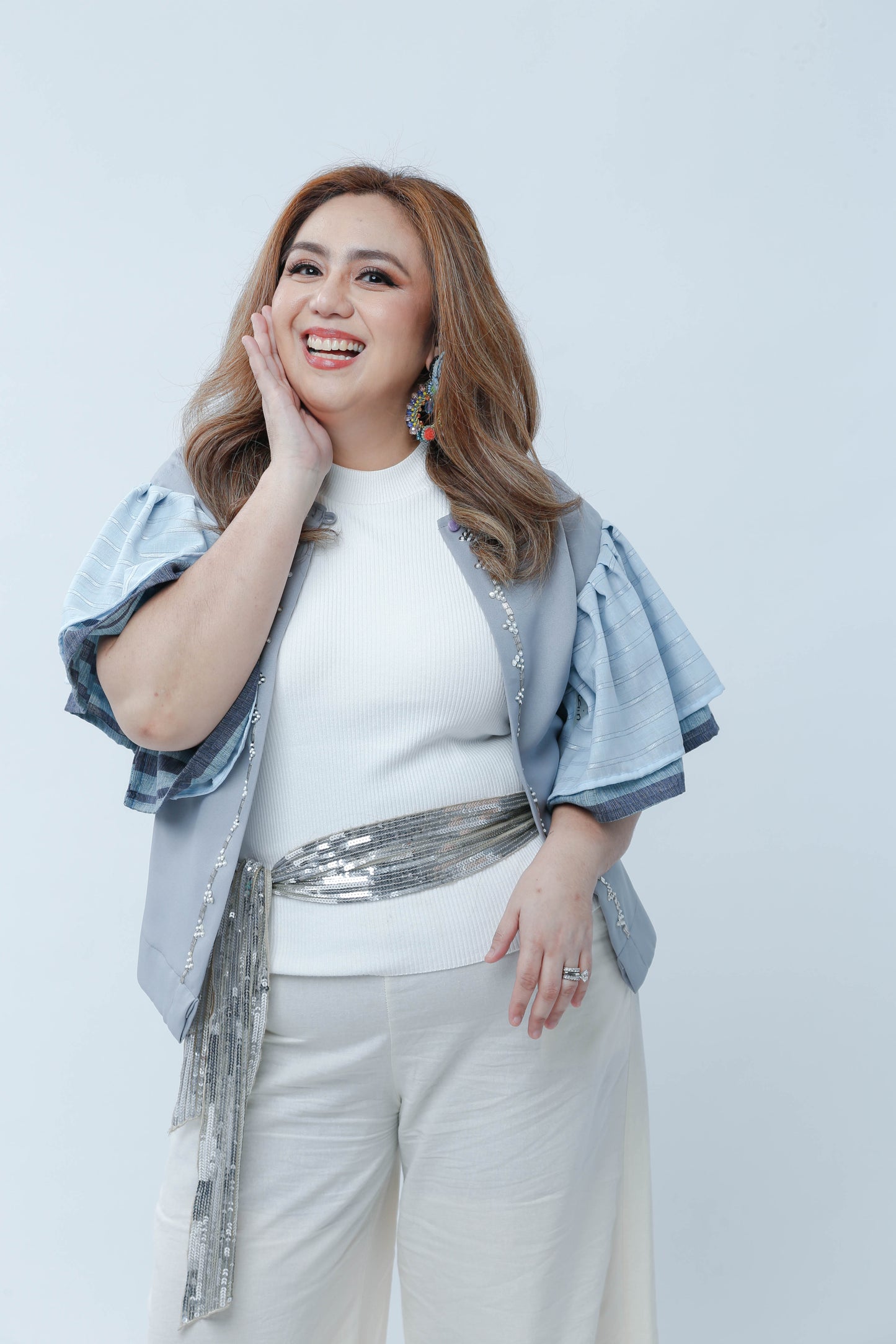 Reversible Blouse in Grey