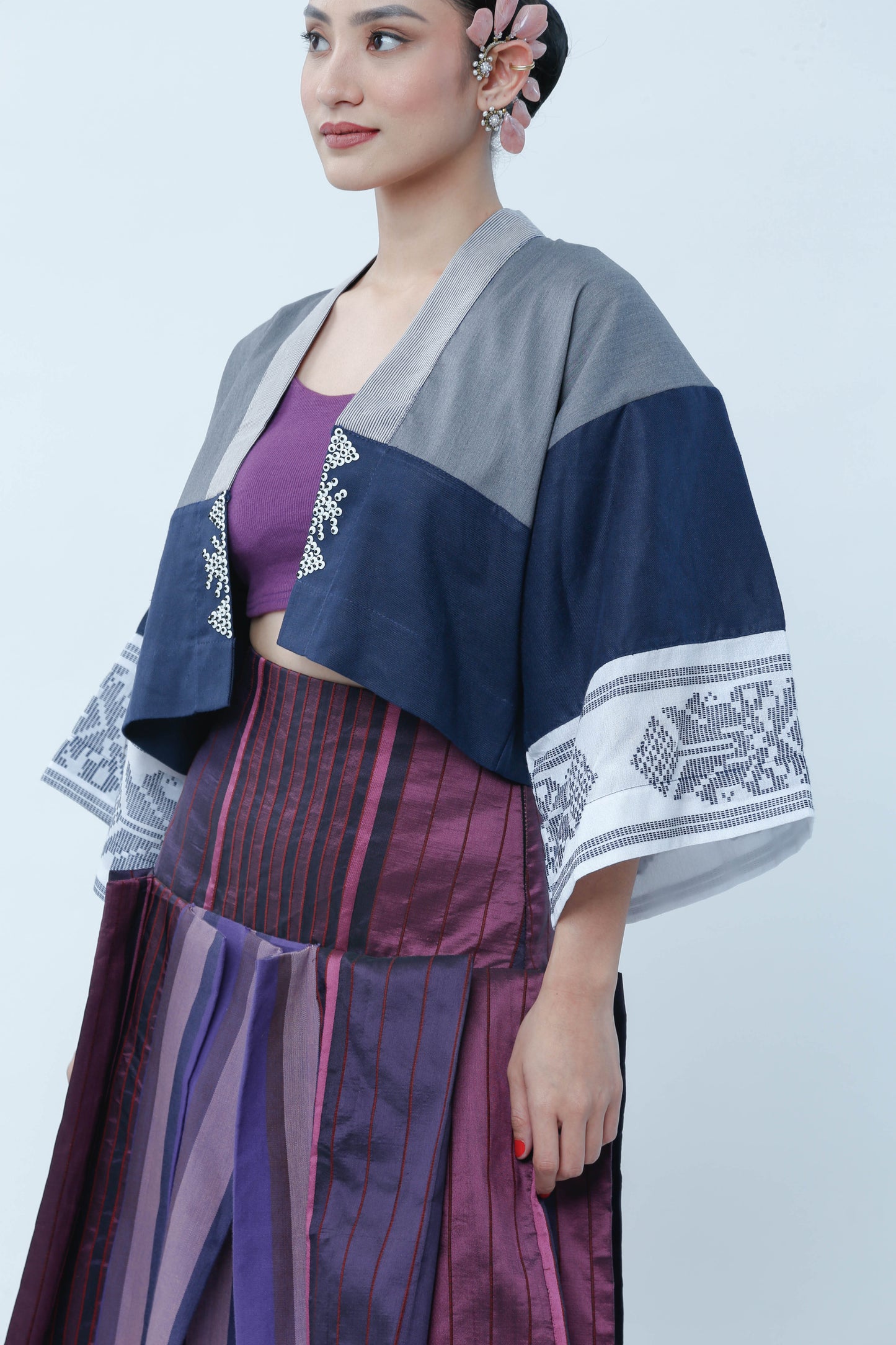 Ube Pleated Skirt