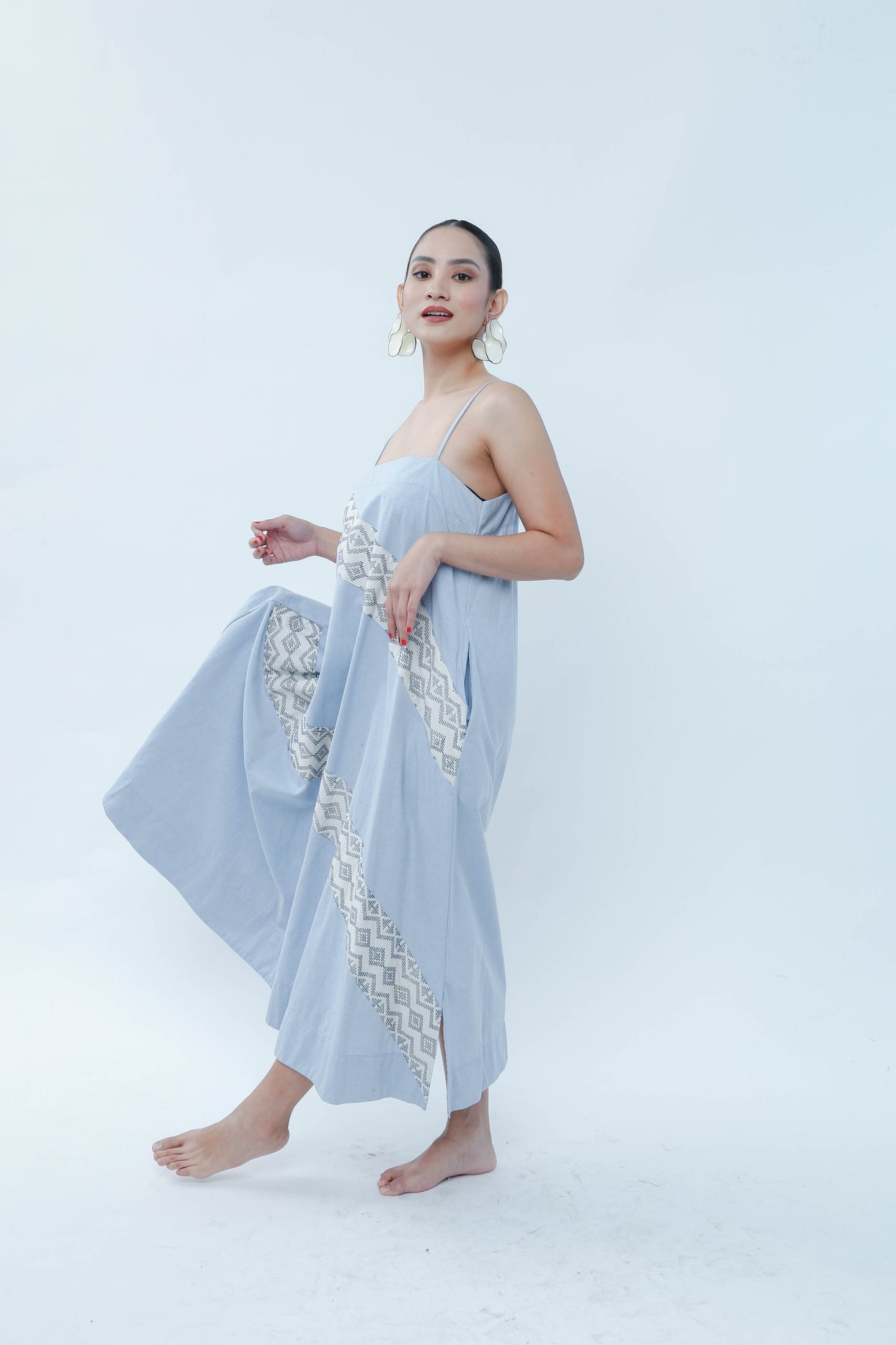 Gantimpala Dress in Light Denim