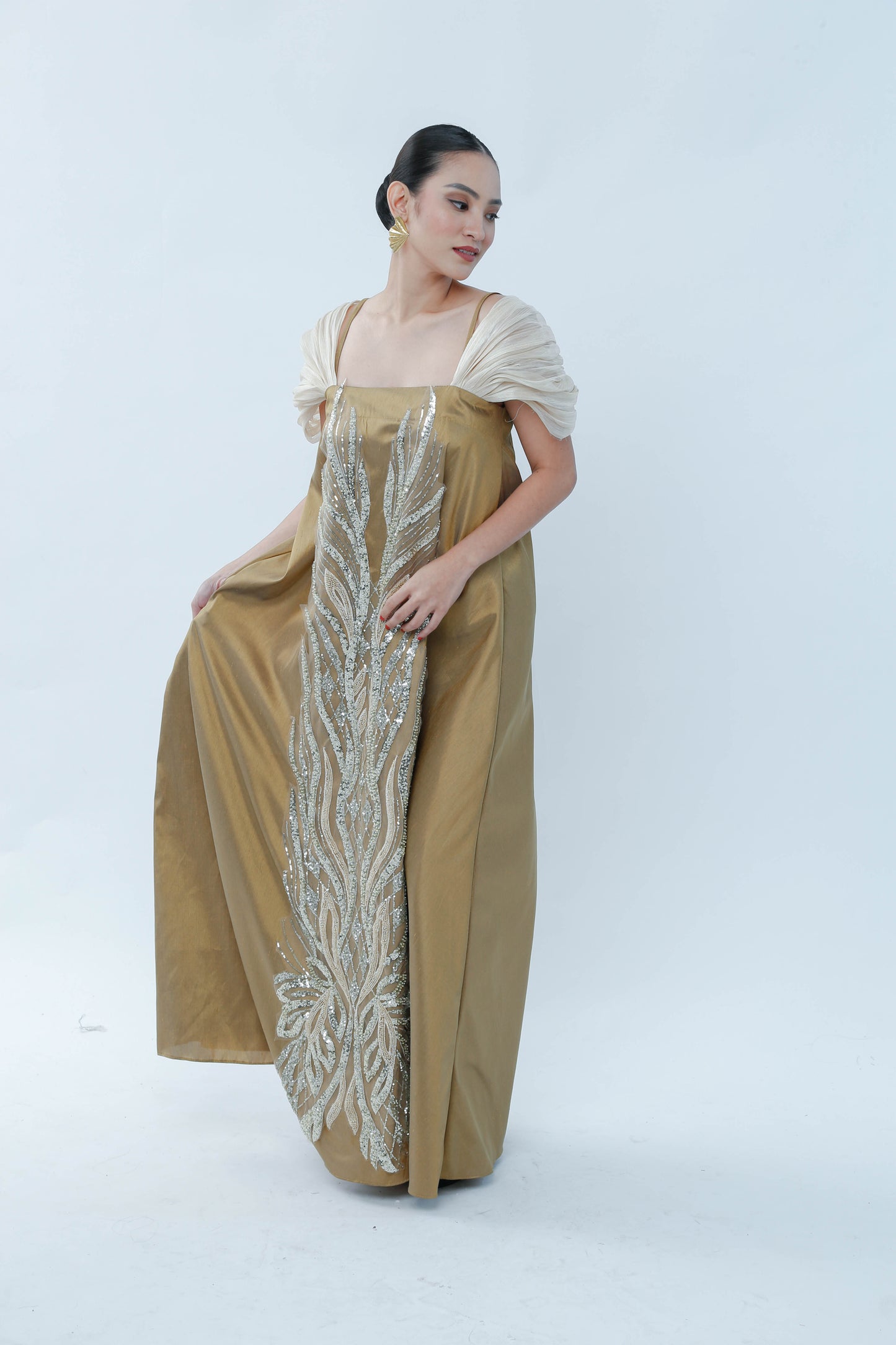 Yaman Gold Dress