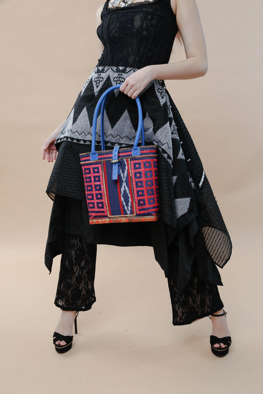 Detalye Bamboo Bag by the Teduray Tribe with Cow Leather