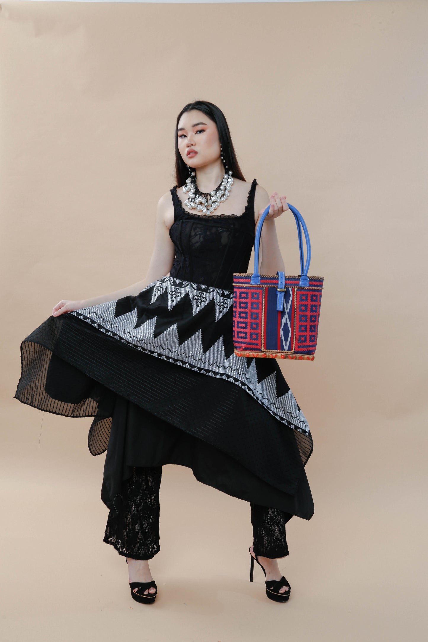 Detalye Bamboo Bag by the Teduray Tribe with Cow Leather