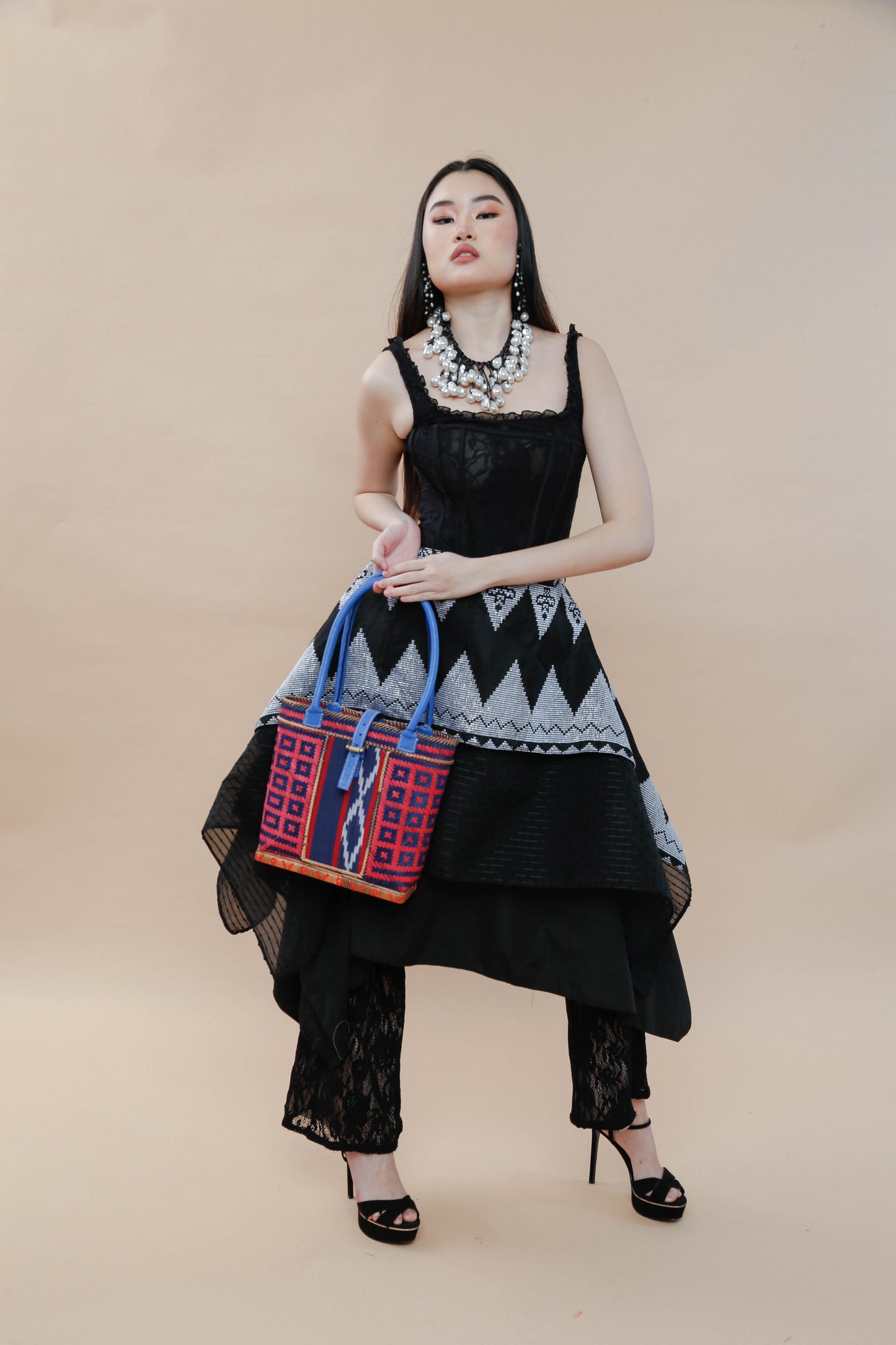 Detalye Bamboo Bag by the Teduray Tribe with Cow Leather