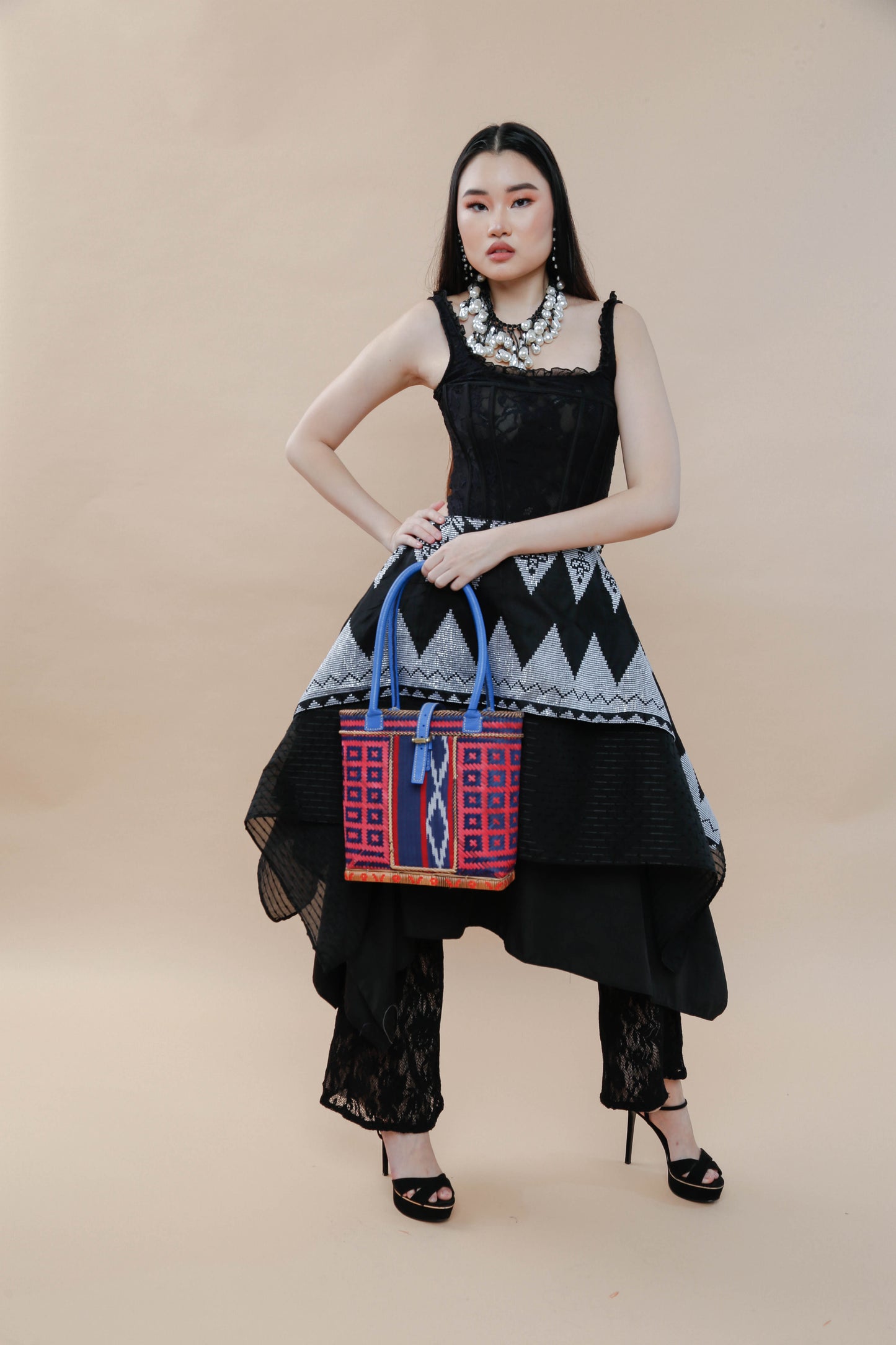 Detalye Bamboo Bag by the Teduray Tribe with Cow Leather