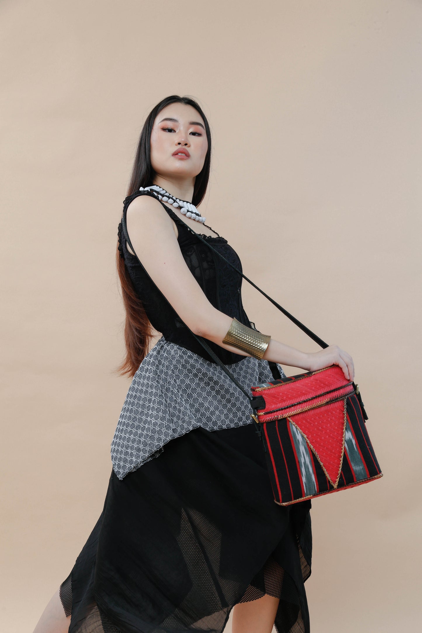 Detalye Bamboo Bag by Teduray Tribe with Ifugao Weave