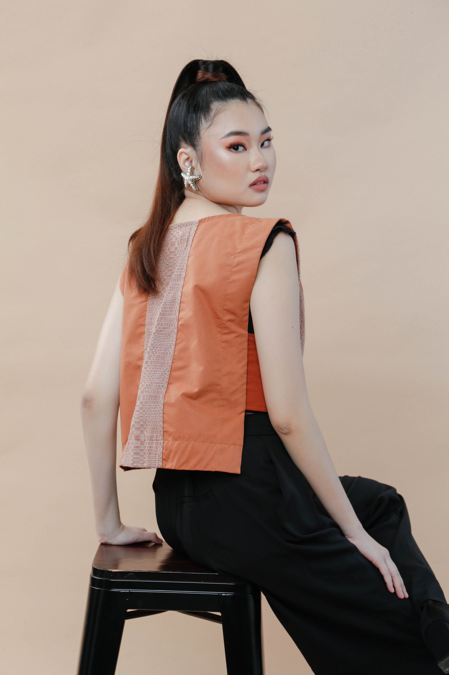 Nakakatuwa Baliktaran Bib with Side Snaps