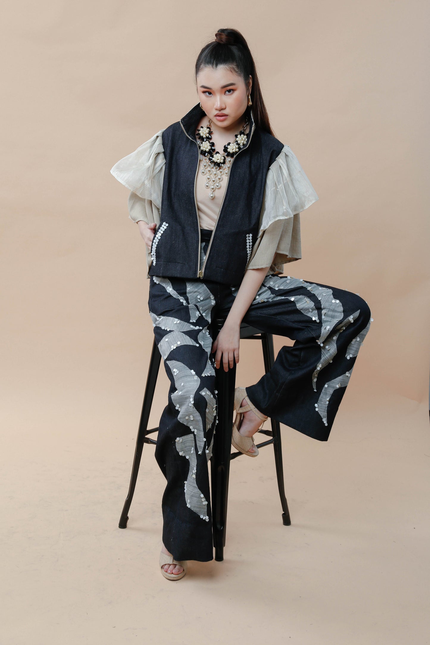 Amanpulo Denim Set New York Fashion Week Look 4 PRE-ORDER