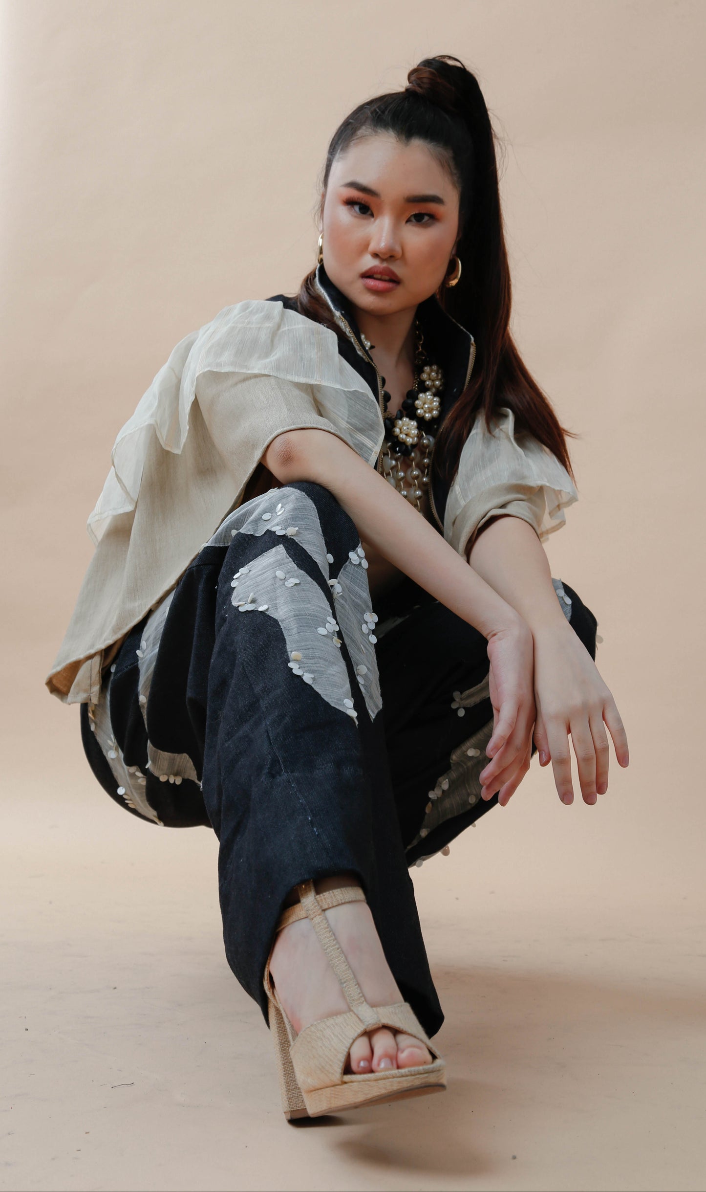 Amanpulo Denim Set New York Fashion Week Look 4 PRE-ORDER