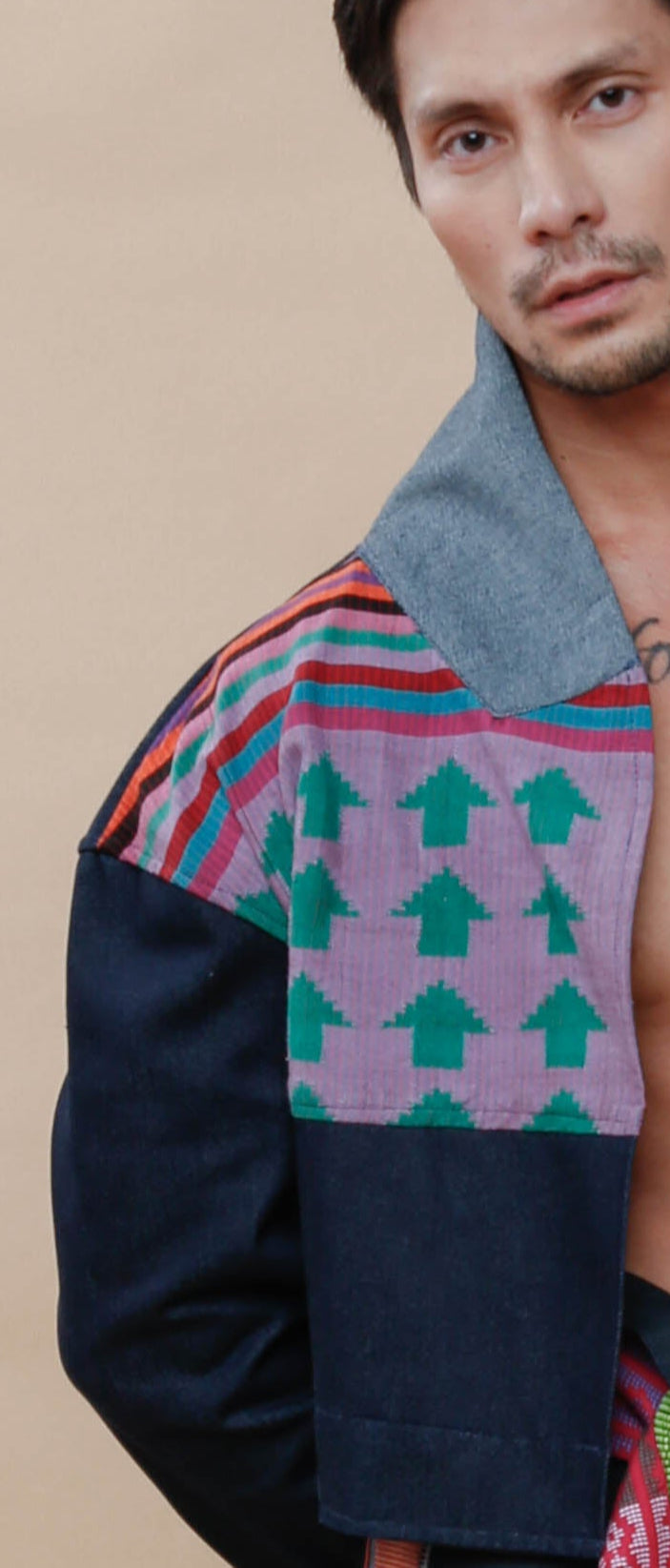 Rockstar Denim Jacket in Rare Pisyabit Weave