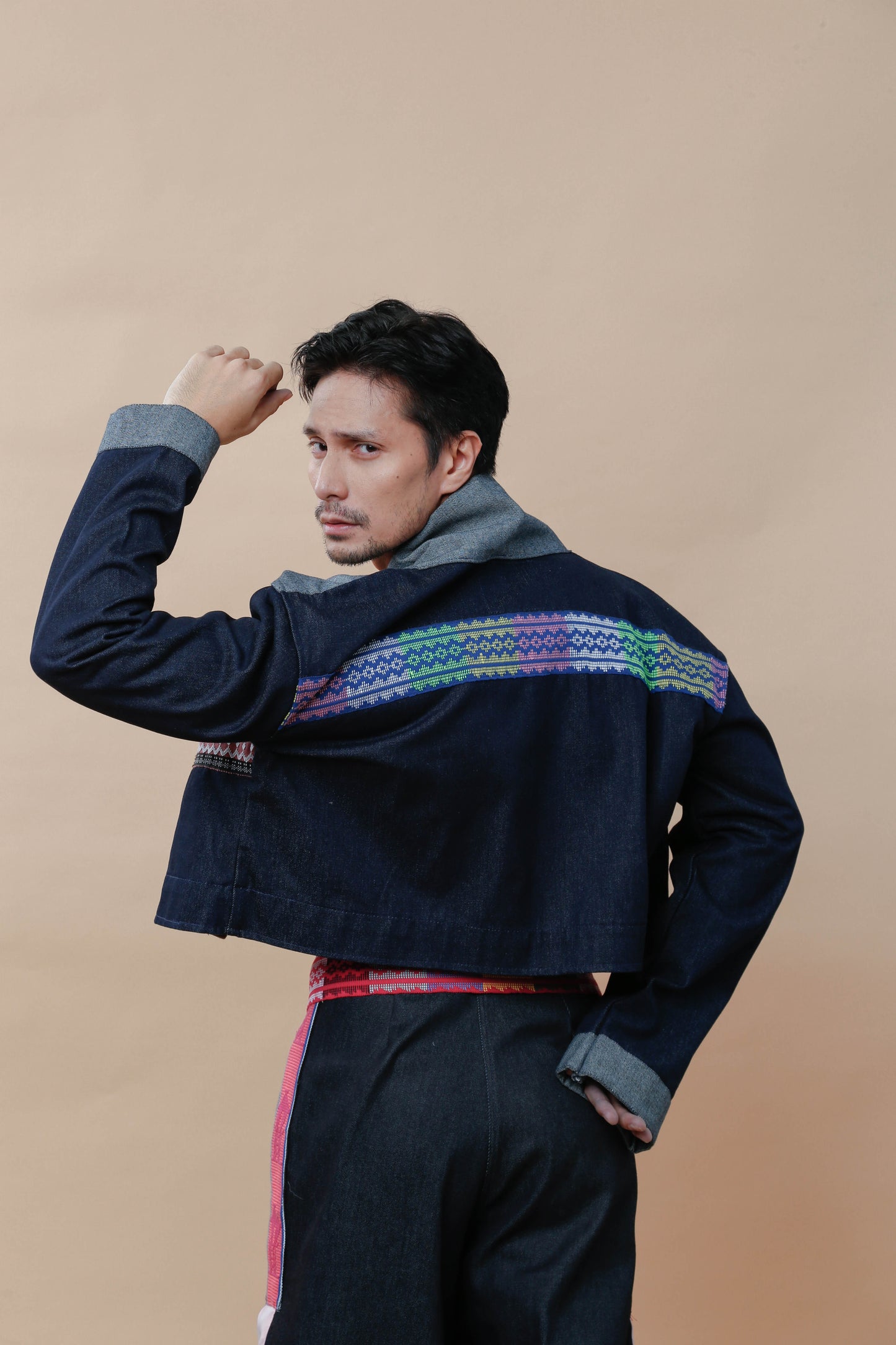 Rockstar Denim Jacket in Rare Pisyabit Weave