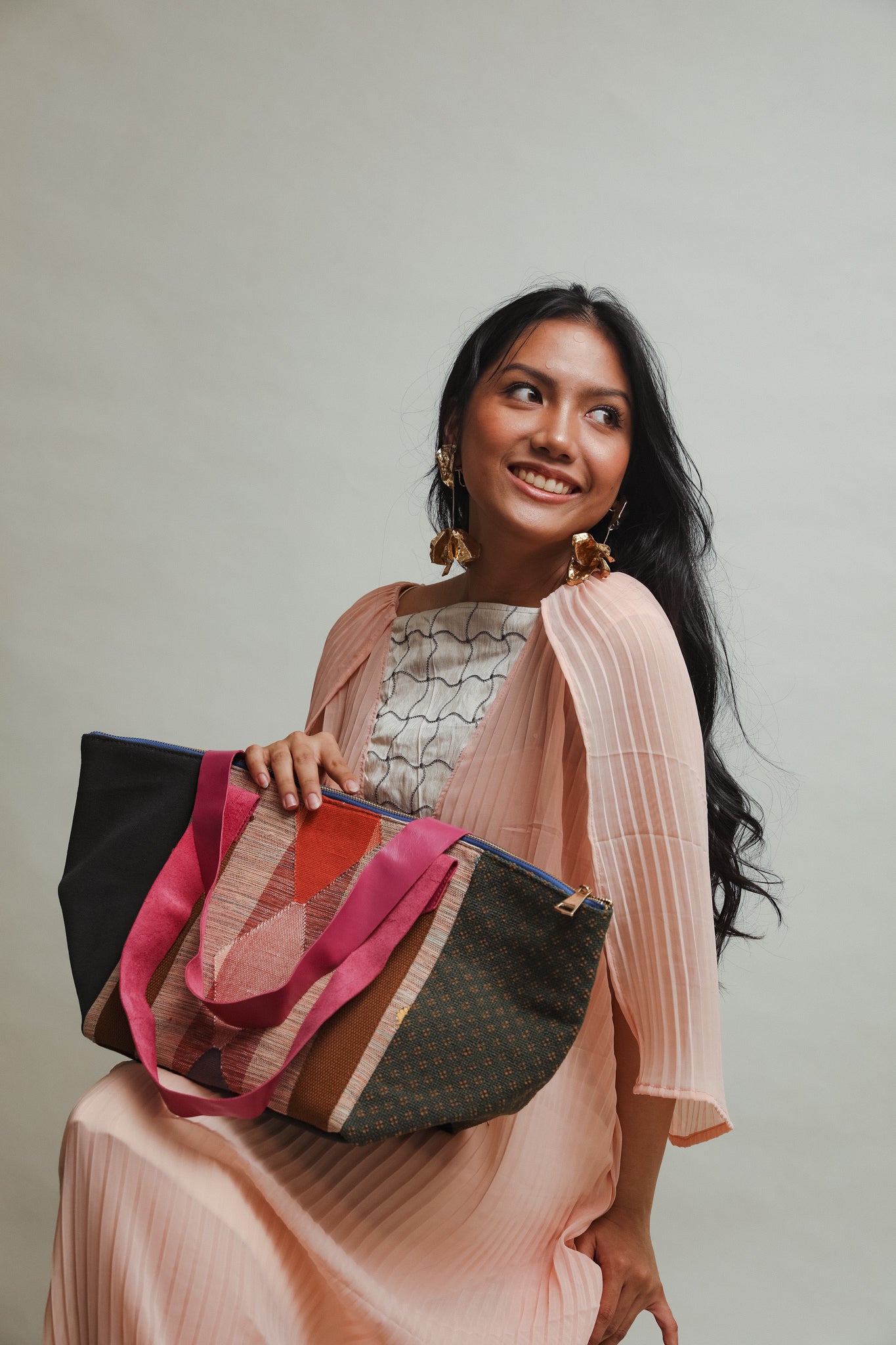 Maraming Laman Tote Bag in Rare Marawi Weave