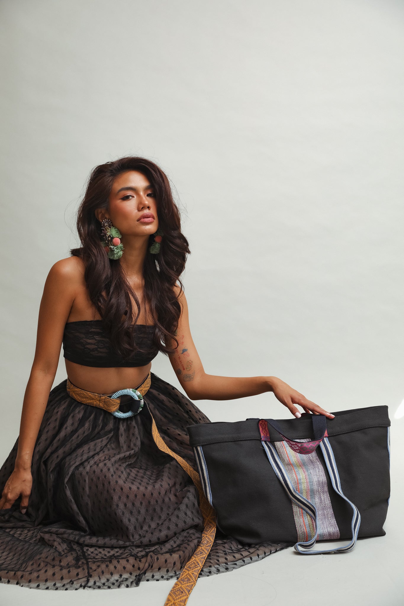 Kalinga Tote Bag in Bagobo Tnalak Weave