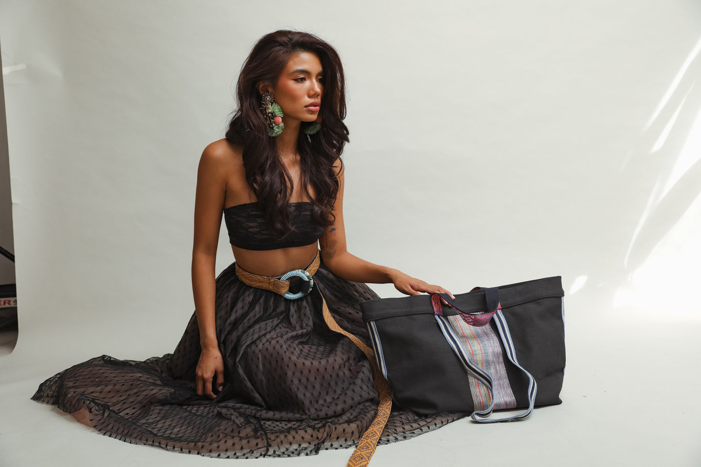 Kalinga Tote Bag in Bagobo Tnalak Weave