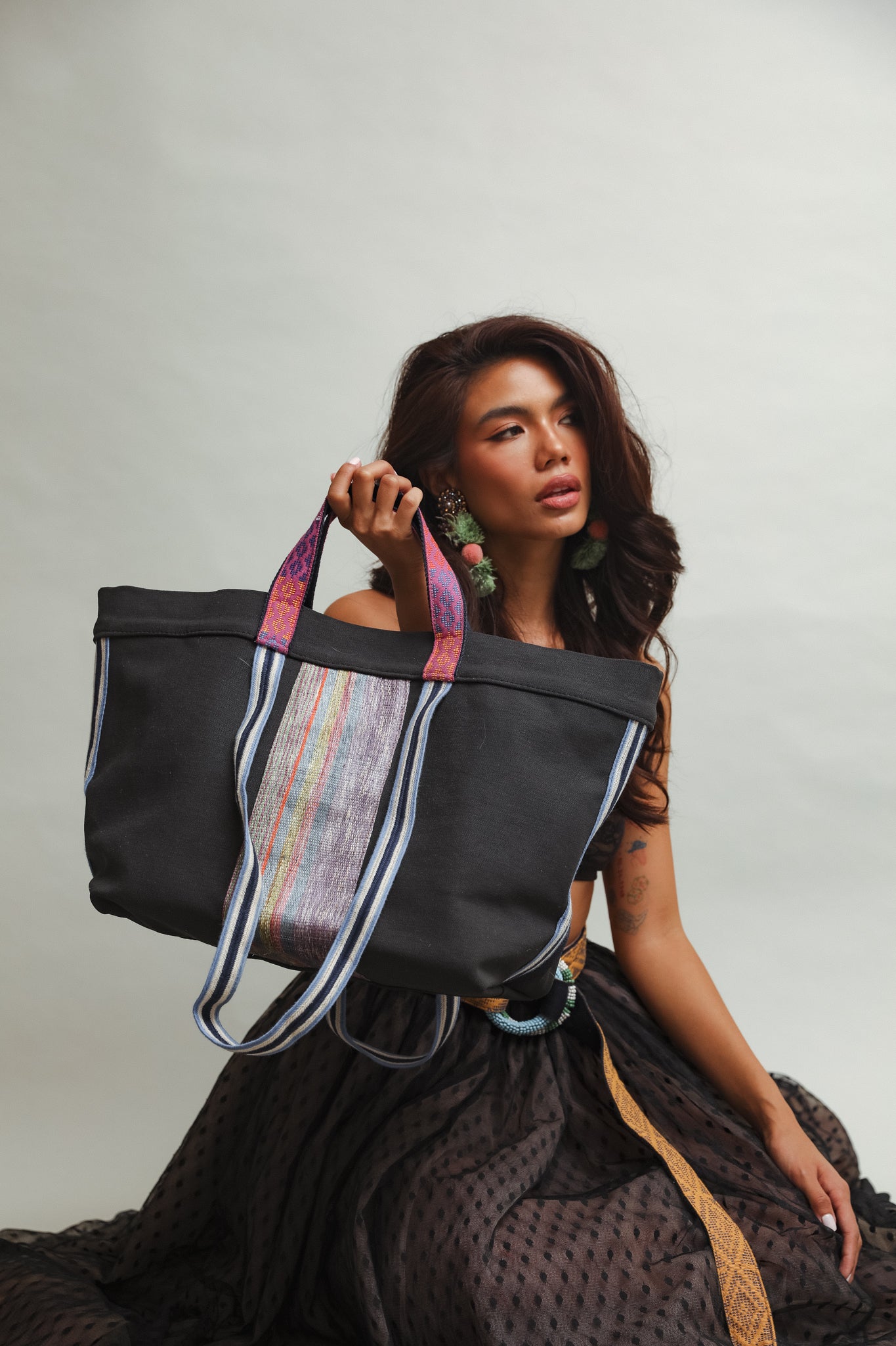 Kalinga Tote Bag in Bagobo Tnalak Weave