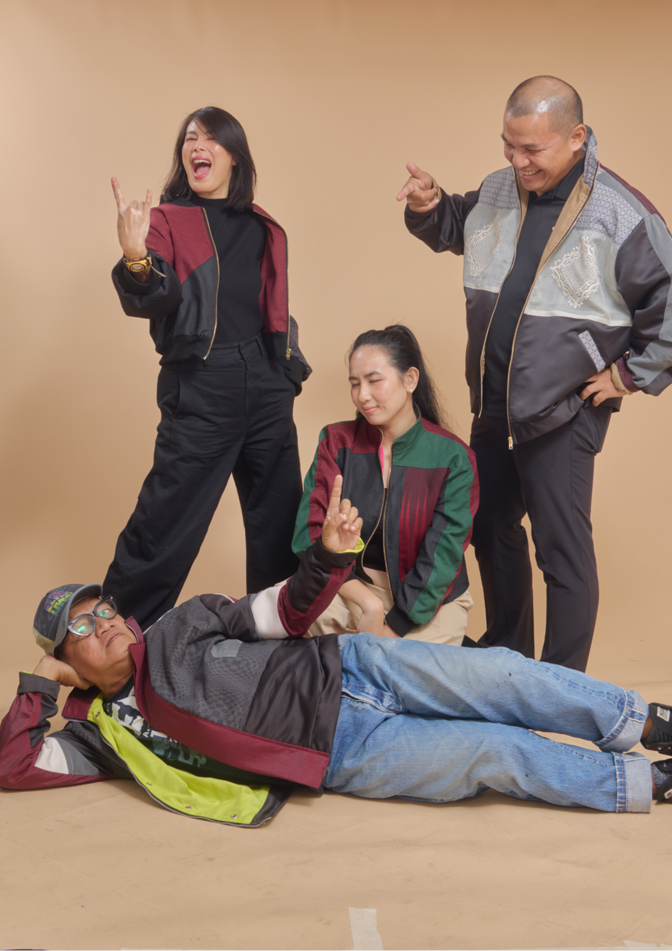 UP Jacket - 3point Lead Maroon
