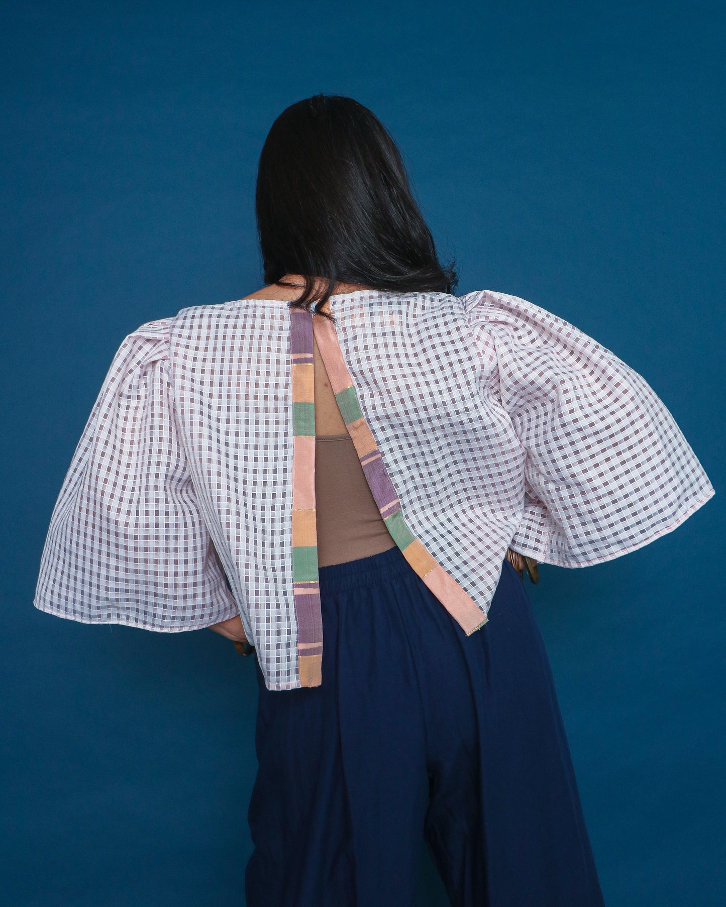 Blusang Puti with Puffed Sleeves & Langkit Strap of Marawi