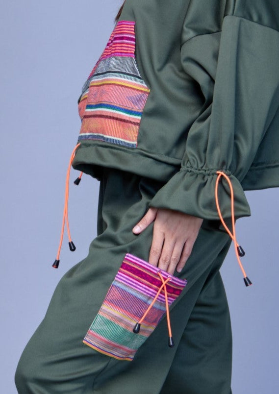 Galaw Jogger Pants and Jacket in Ifugao Weave