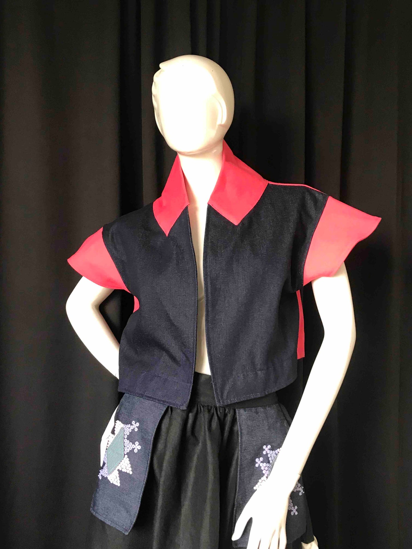 We Got your Back Bolero in Dark Blue