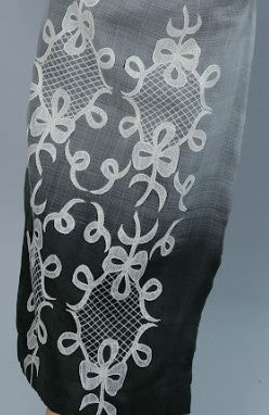 Wrap-Around Skirt in Calado Burda from Lumban, Laguna