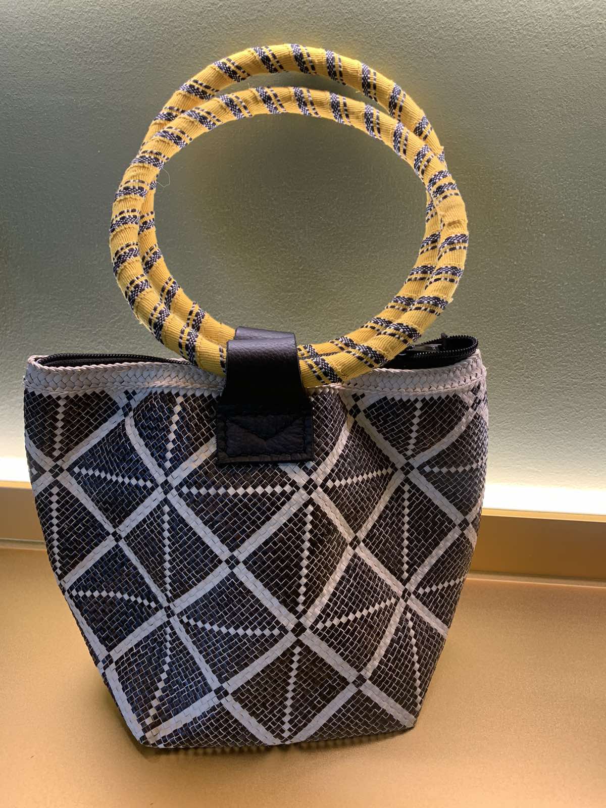 Mangyan Tribe Basket Bag with Handwoven Strap from Kalinga Cordillera
