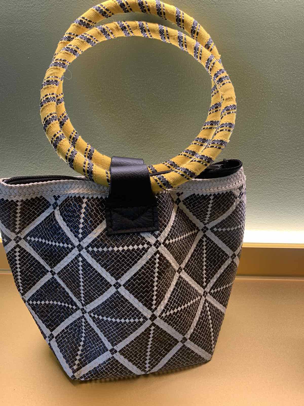 Mangyan Tribe Basket Bag with Handwoven Strap from Kalinga Cordillera
