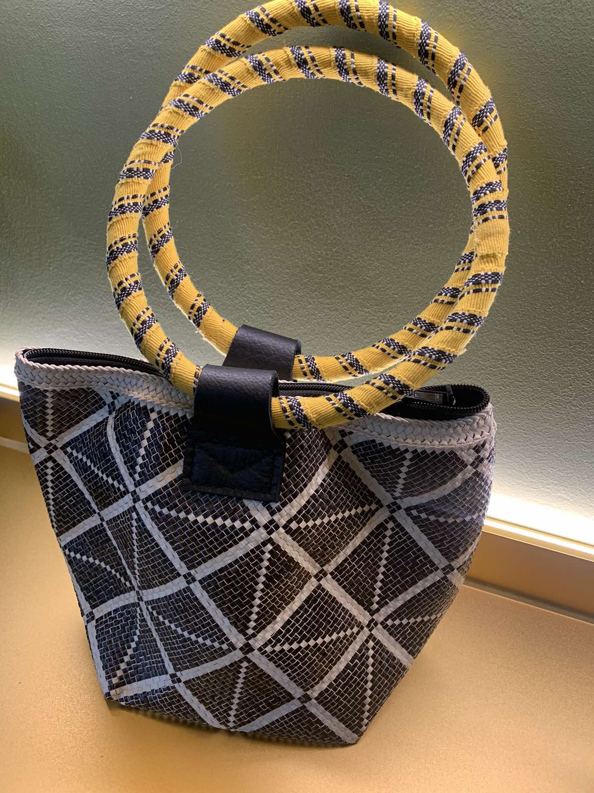 Mangyan Tribe Basket Bag with Handwoven Strap from Kalinga Cordillera