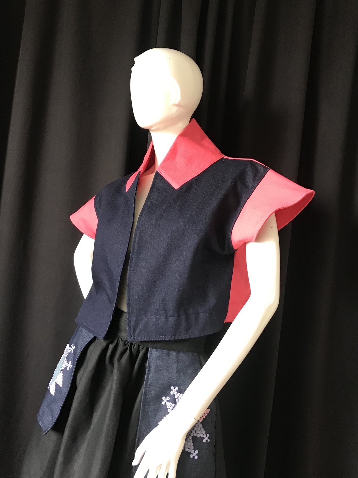 We Got your Back Bolero in Dark Blue