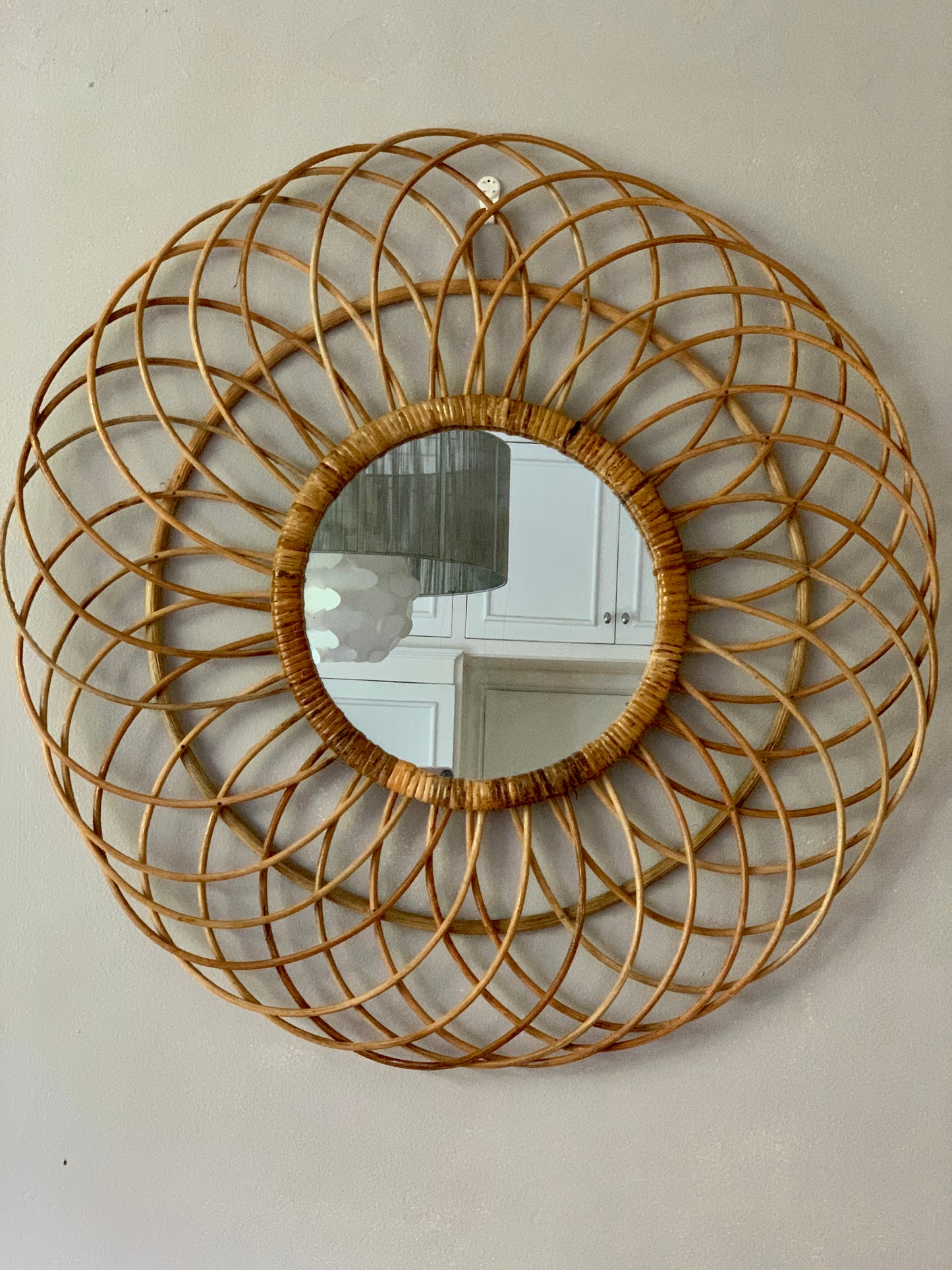 Infinity Rattan Mirror
