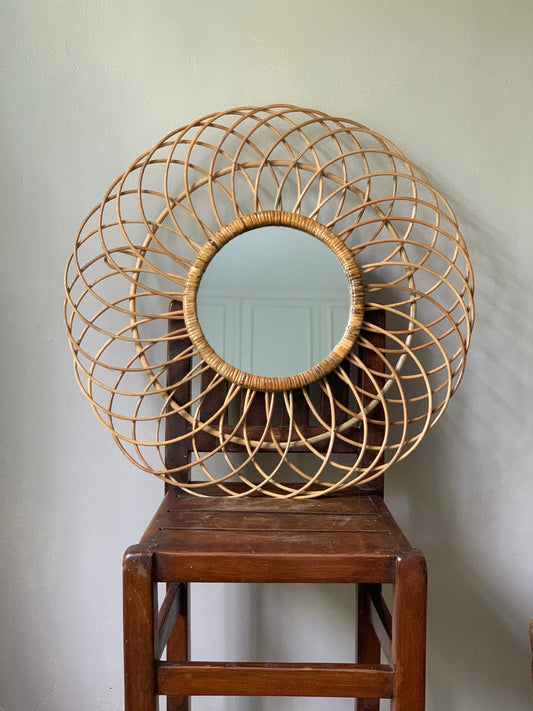 Infinity Rattan Mirror