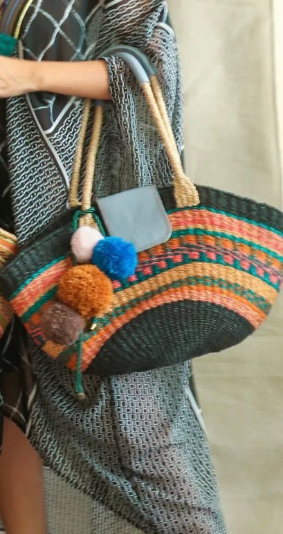 Beach Please Abaca Bag