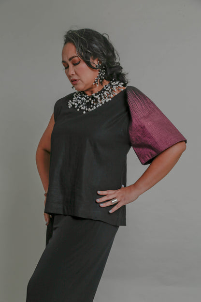 Kaya Ko Mag-Isa, Off Shoulder Top with Isabela Weave