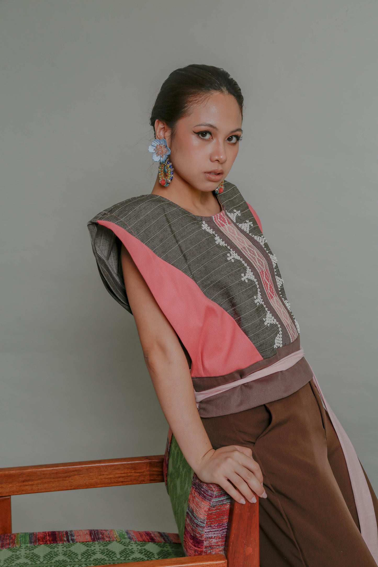 Madaling Kausap Ninja Pampatong Top in Shades of Pink