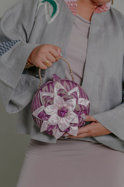 Vesti Les Fleur Handbag in Purple