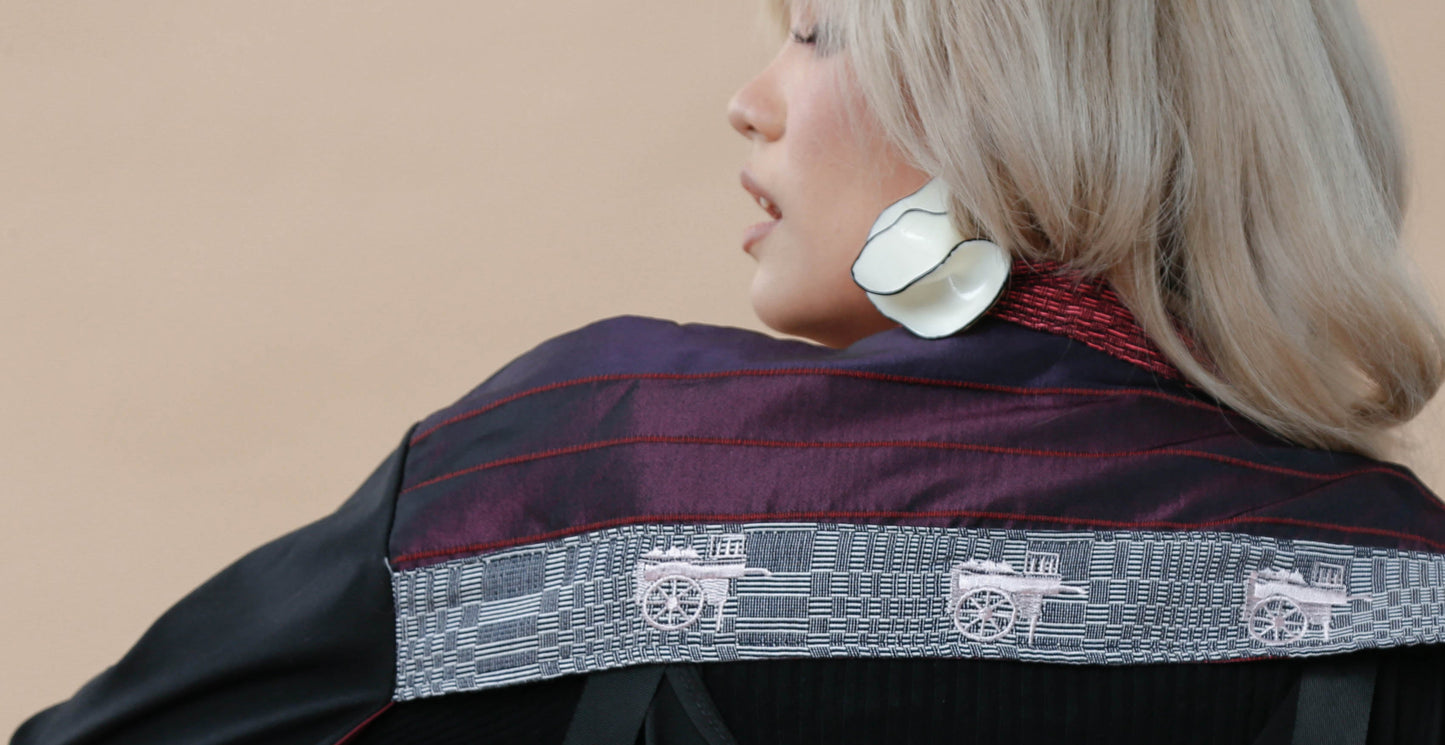 Pulmonya Jacket with Sorbetes Back