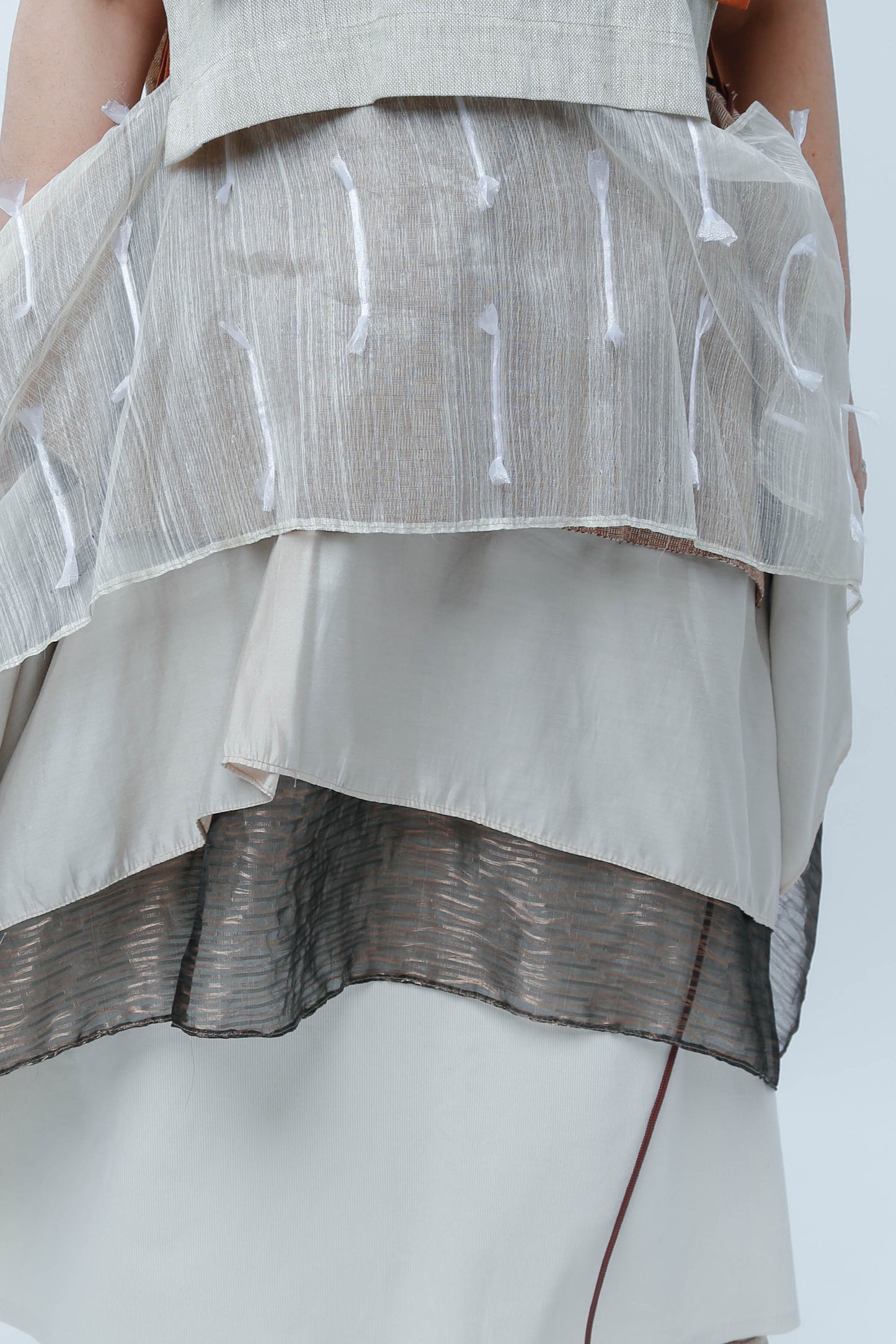 Freestyle Skirt in Candy Wrapper Piña and Brown Binakol