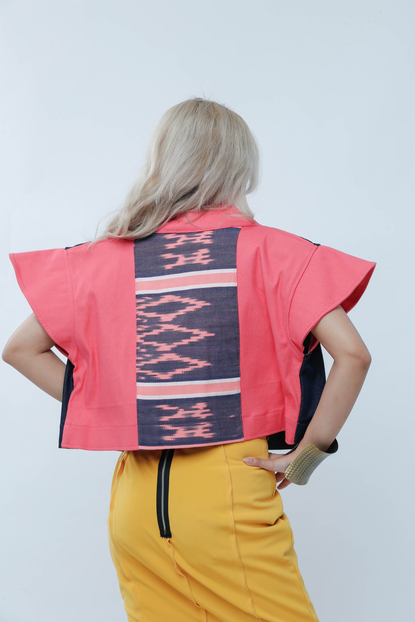 I Got Your Back in Pink Ikat of the North