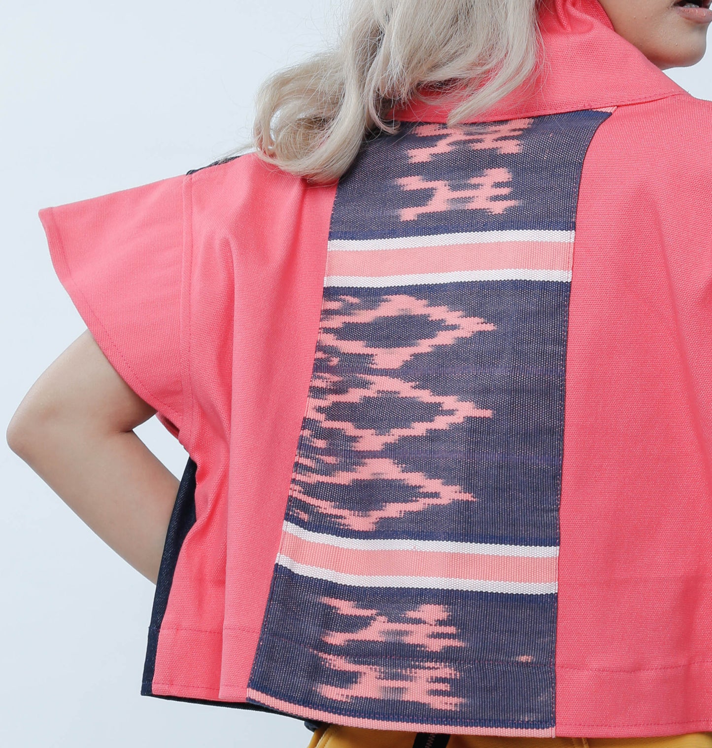 I Got Your Back in Pink Ikat of the North