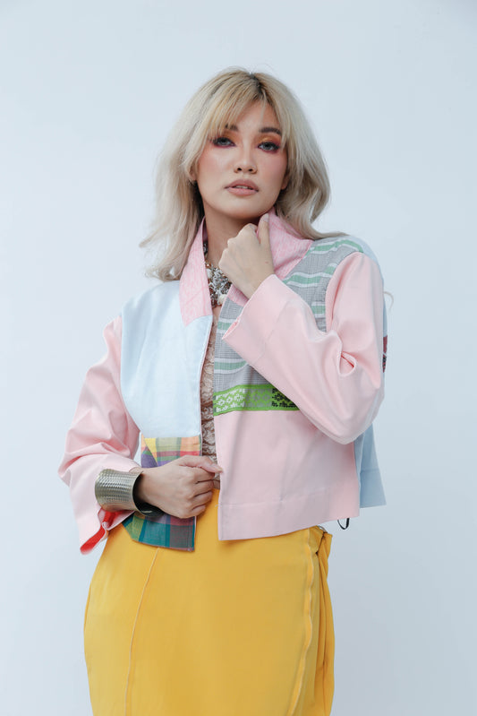 Sorbetes Jacket in Multi Handwoven Weaves