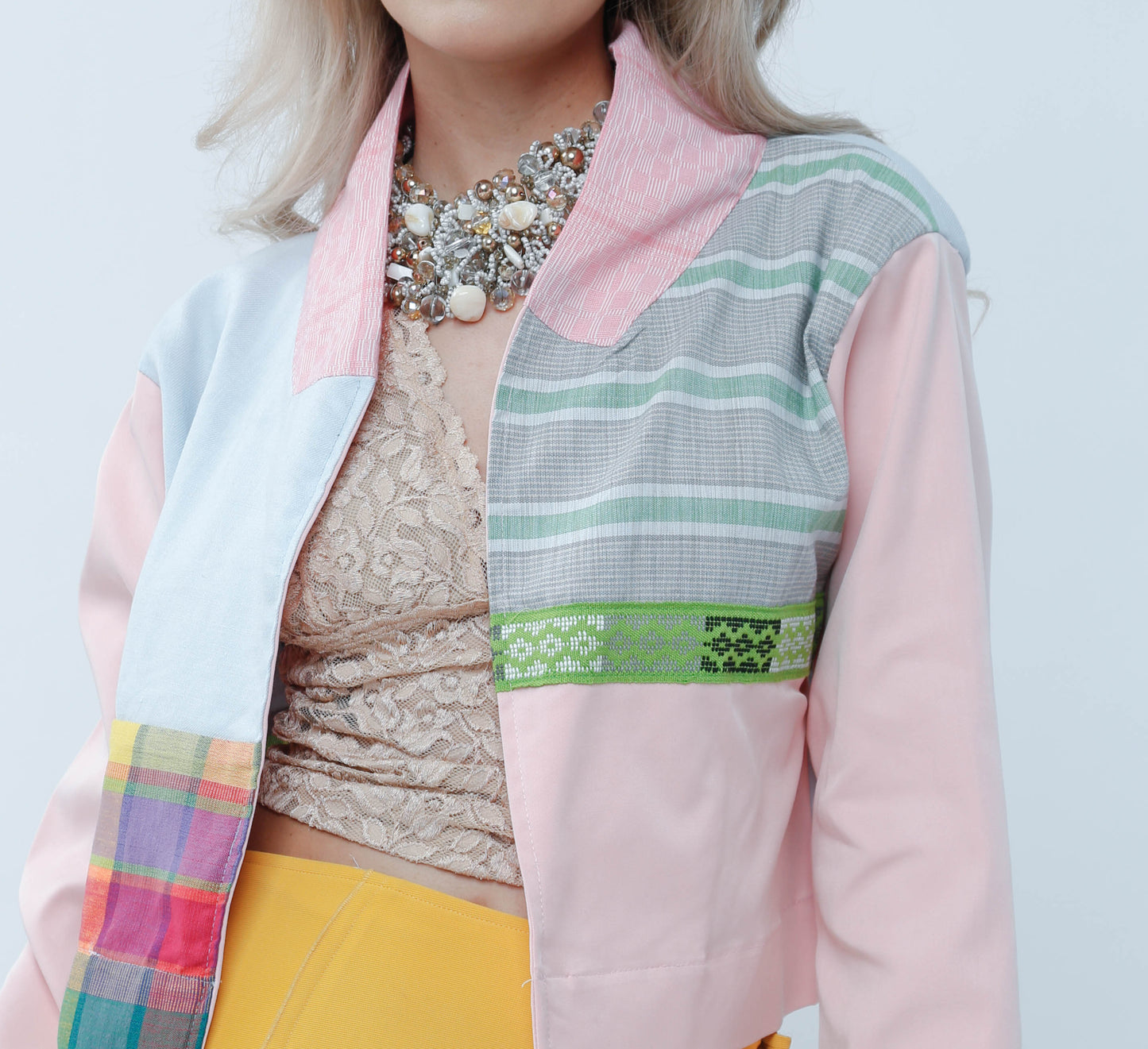 Sorbetes Jacket in Multi Handwoven Weaves