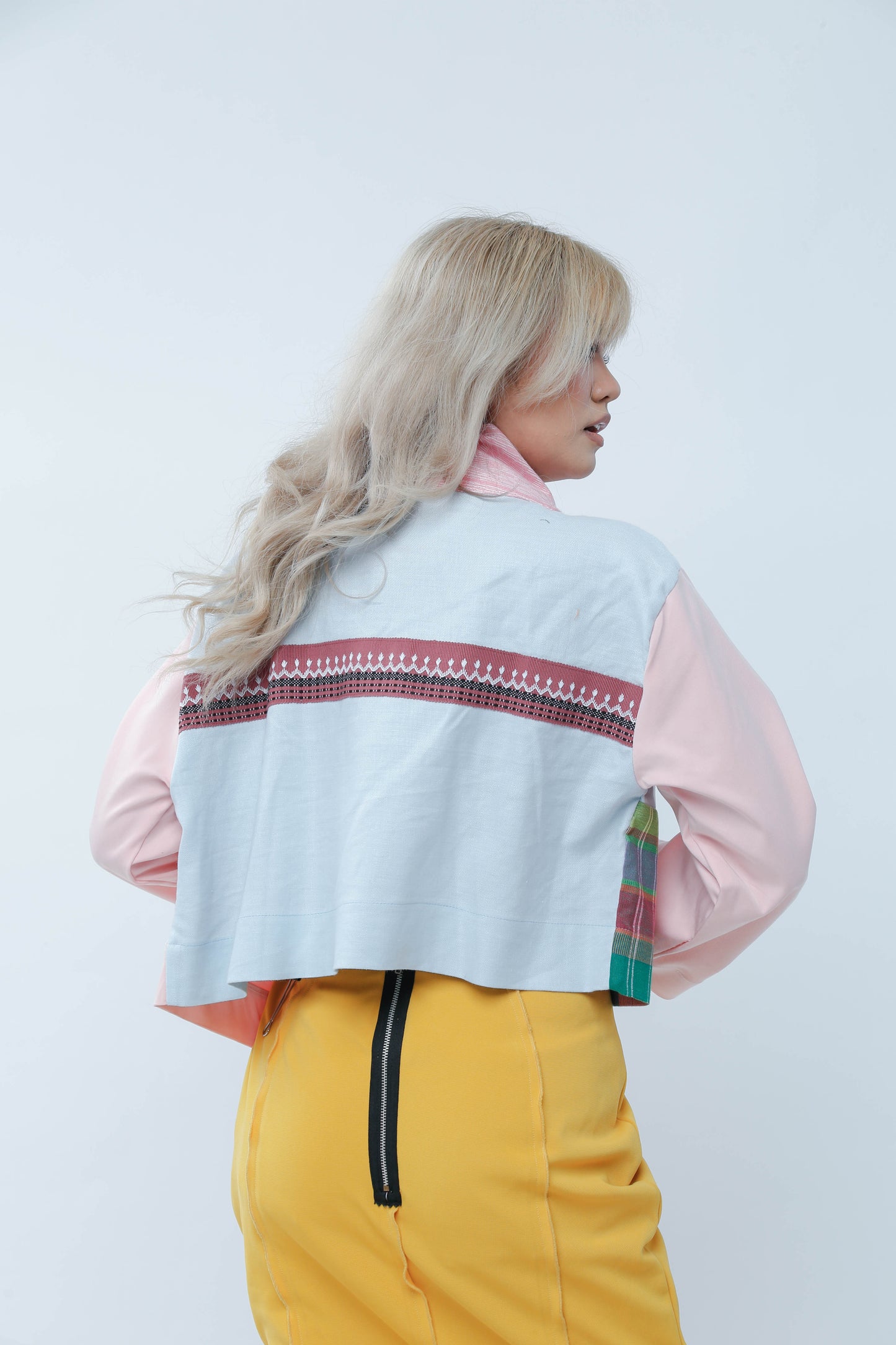 Sorbetes Jacket in Multi Handwoven Weaves
