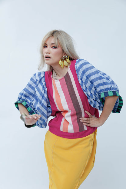 Fiesta Top in Kantarines Stripes