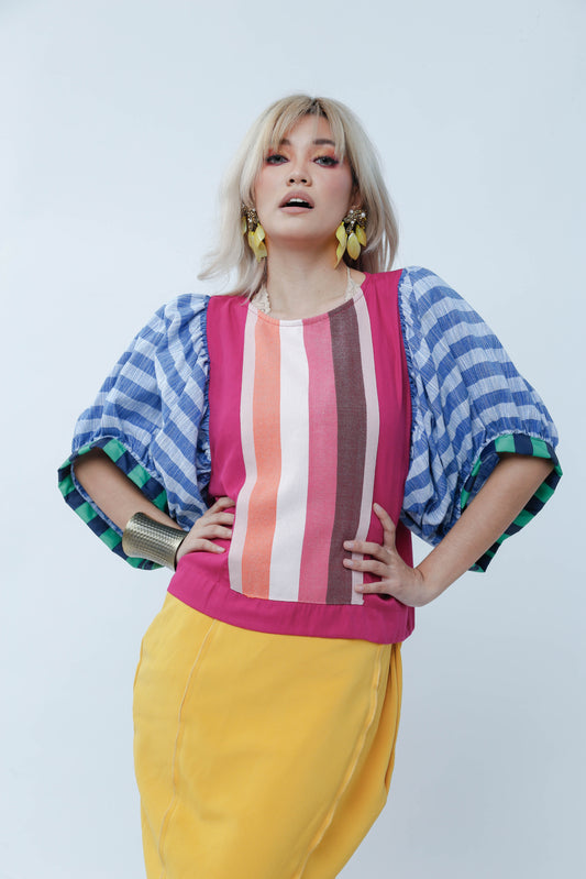 Fiesta Top in Kantarines Stripes