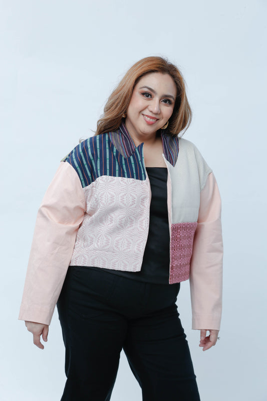 Rockstar Jacket in Multi-Paneled Weaves