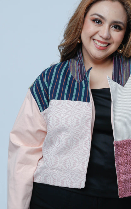 Rockstar Jacket in Multi-Paneled Weaves