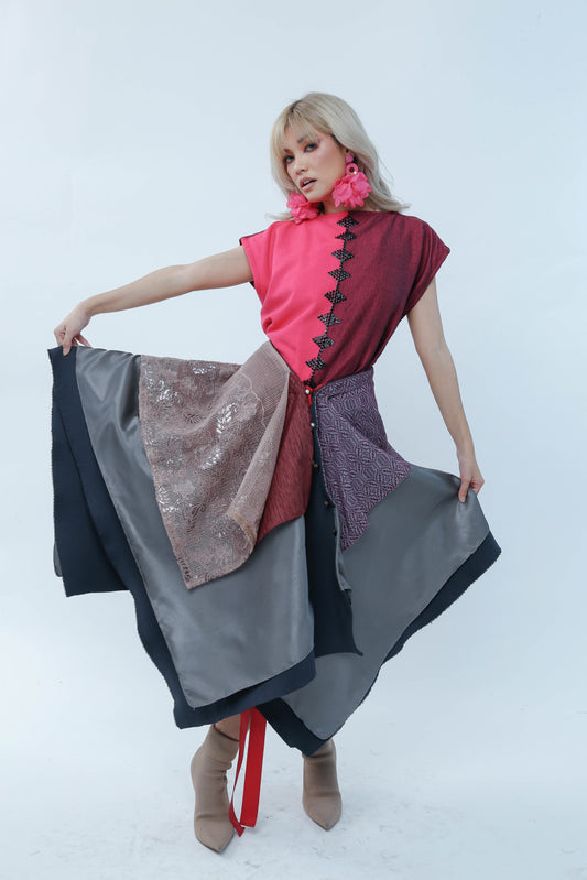 Freestyle Skirt in Old Rose Lace