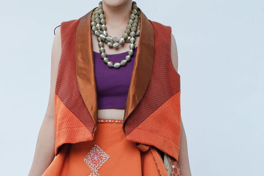 Vest-a Ikaw Burnt Orange
