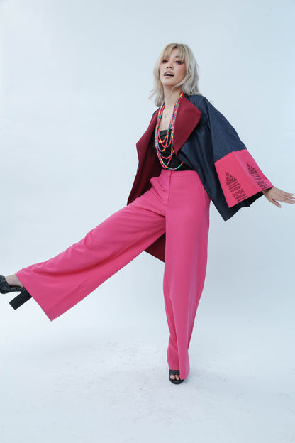 Kabogera Blazer in Pink Cotton Inaul